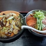 台湾料理 福祥居 - 冷麺セット：中華飯とマーラー冷麺
