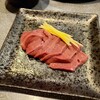 Yakiniku Chuubou Tenryuu - 新食感レバ刺し　低温調理してあり、ねっとり濃厚でレバ刺し好きなら絶対気に入るはず
