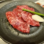 焼肉厨房 天龍 - ハラミ　塩（ピンボケですみません）