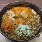 羽生製麺処 - モツ煮そば