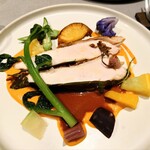 Gracia - 大山鶏と鎌倉野菜のソテー