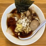 Shina Soba Shigemoto - ・支那そば 黒 950円/税込
                      ・味玉 130円/税込