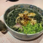 中国料理 旬輝 - ホンビノス貝のラーメン。濃厚でクリーミー