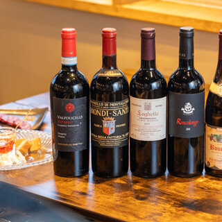 Wines are selected locally by a person in charge living in Italy.