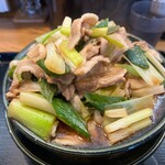 肉汁うどんの南哲 - 肉汁うどん大盛り（肉ネギ倍盛り）