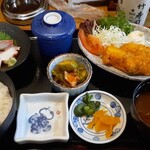 竹寿司 - 魚定食990円（まぐろカツ）