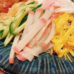 かずまちゃんラーメン - ラーメン屋さんの本気の手打ち冷やしたぬき蕎麦_¥1,000