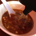 ラーメン 木曜日 - 割りスープ