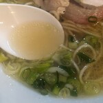 芛堂寺 - 牡蠣出汁塩蕎麦アップ