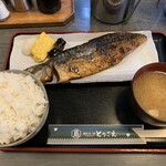 Binchousumi Biyaki Tori Goe - さば焼き定食