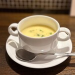 ラトリエ プリュ - コーンスープ