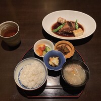 日本料理 楮山 - カレイの煮付け定食¥1,500
