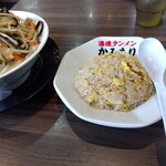 Noukon Tammen Kamimori - 半チャーハンはチャーシューではなく豚肉入り