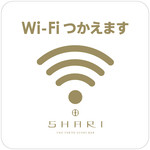 SHARI THE TOKYO SUSHI BAR - SHARI Free Wifi お使いいただけます！