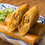 Fried Tom Yum Spring Rolls: Popiah Toad Tom Yum