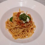 MILANO GRILL - フルーツトマトのスパゲティ　リコッタチーズとバジル