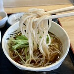 ます半そば処 - 白くて細くて綺麗な蕎麦