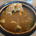 シンパティカリモーネ - 野菜カレー チキンカツトッピング