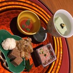 那須温泉　山楽 - 白丸は柚香チーズ。これがめちゃ美味しい。