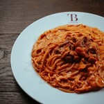 Hokkaido raw sea urchin tomato cream spaghetti