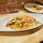 カジュアルフレンチBar 7FUKU - クリームパスタ