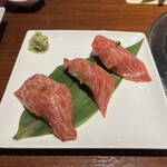 焼肉 芯々 - 松阪牛の握り