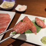 焼肉 芯々 - 松阪牛の握り