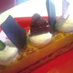 Le Lis - かぼちゃのムースとマロンのムースのなんとか。