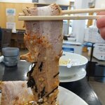 食堂 はせ川 - ロングチャーシュー　旨し
