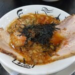 食堂 はせ川 - 辛つけ麺　つけ汁
