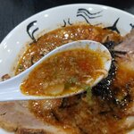 食堂 はせ川 - ピリ辛の魚介醤油つけ汁