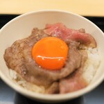 にくの匠 三芳 - しぐれ煮をご飯と。