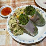 アジアンキッチンからうま - 生野菜たっぷりの生春巻き