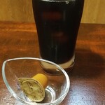 キッチン ブルー グローブ - アイスコーヒーのアップ