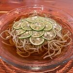 蕎麦切り 旗幟 - すだちそば