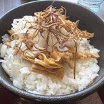 麺屋 稀水 - ミニ辛メンマ丼