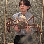 活カニの花咲 - 店員さんすいません、、