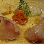 Uotarian You - 新鮮な7種類の魚介のカルパッチョ