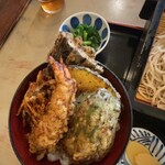 さか本 そば店 - 天丼セット(もり)