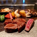 Hinokizaka - 黒毛和牛ステーキと旬の焼き野菜