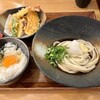 Tabeyoshi - 2023.8.2  うどん 天ぷら盛り合わせ ご飯セット