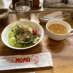 MoMo - 豆腐サラダ&スープ