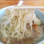 さがわ食堂 - 手打ちの中太縮れ麺！絶品です！