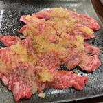 南大門 - ハラミ にんにく塩 1350円