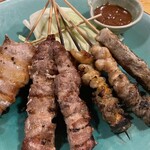 海へ - 串焼き盛り合わせ(1,749円)