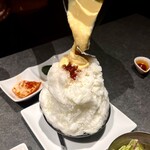 焼肉の龍園 - プリンかき氷【900円】