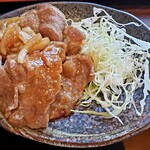 そば茶屋 - ナイスな量のしょうが焼き