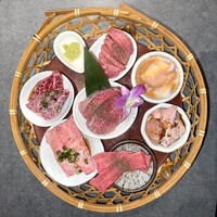 焼肉の龍園 小倉本店 - 花籠 極 九州A5黒毛和牛【4,800円（ランチ）】