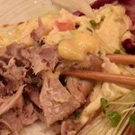 水色食堂 - 自家製ツナ(ハガツオ)とポテトサラダ