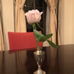 群馬會舘食堂 - テーブルの花